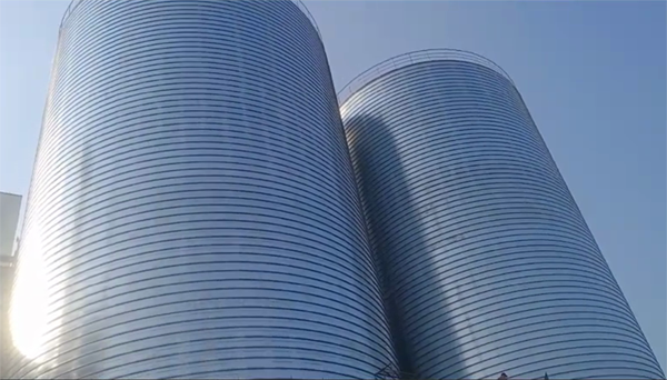 阿克陶2座混凝土高架卷板仓