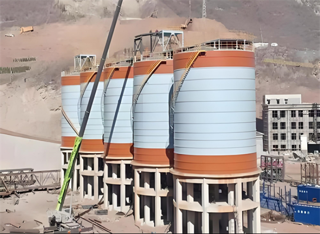 阿克陶高架钢板仓